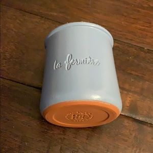 CERMER Blue Ceramic La Fermiere Crock